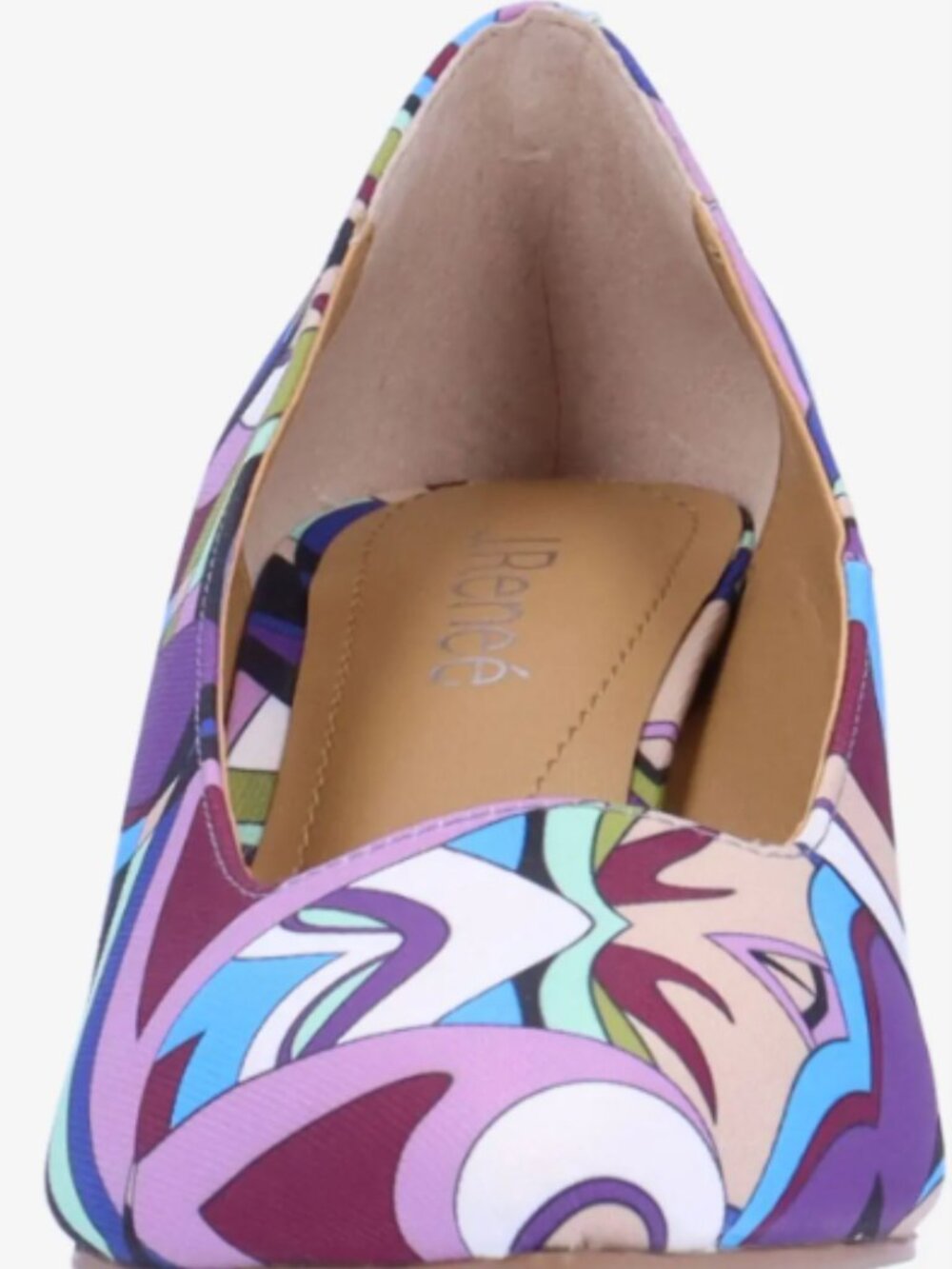 NIB J. RENEÉ ANISHA WOMEN'S PURPLE FABRIC SLIP ON PUMPS